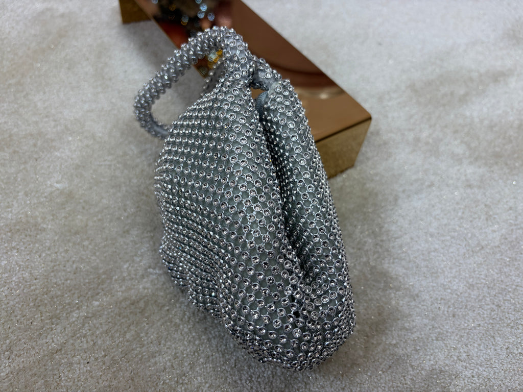 Sparkle Studded Wrist Bag