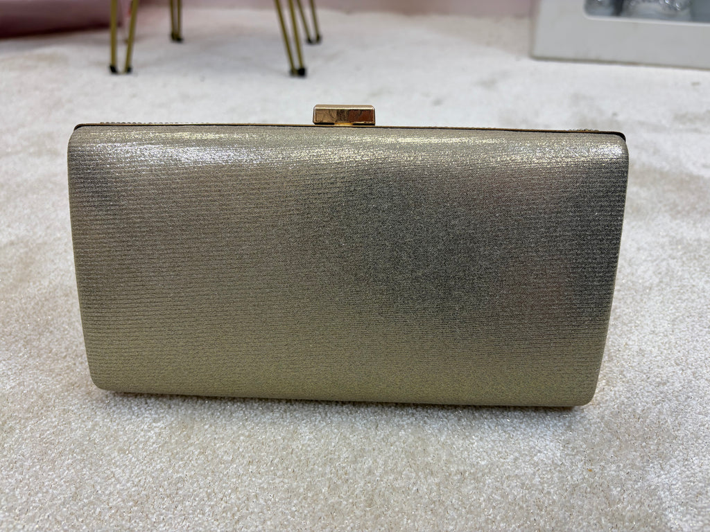 Single Side Diamante Bag With Pearls