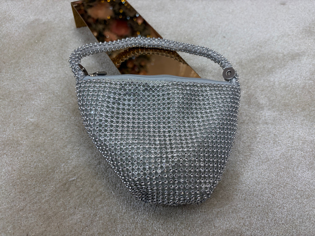 Sparkle Studded Wrist Bag