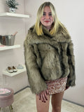 Mocha Faux Fur Coat